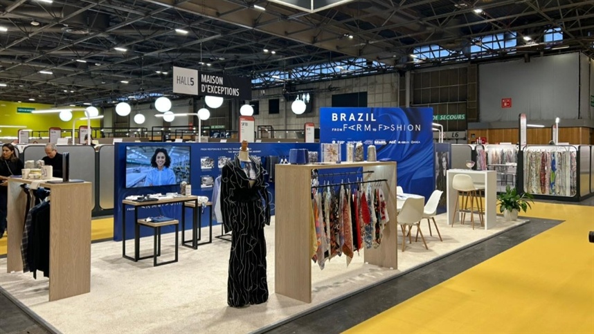 Algodão brasileiro rastreável ganha vitrine internacional em Paris