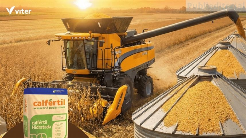Calfértil incrementa produtividade do sistema soja–milho