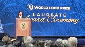 Mariangela Hungria conquista World Food Prize