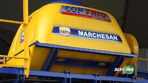 Tatu Marchesan traz linhas de plantadeiras na Expodireto