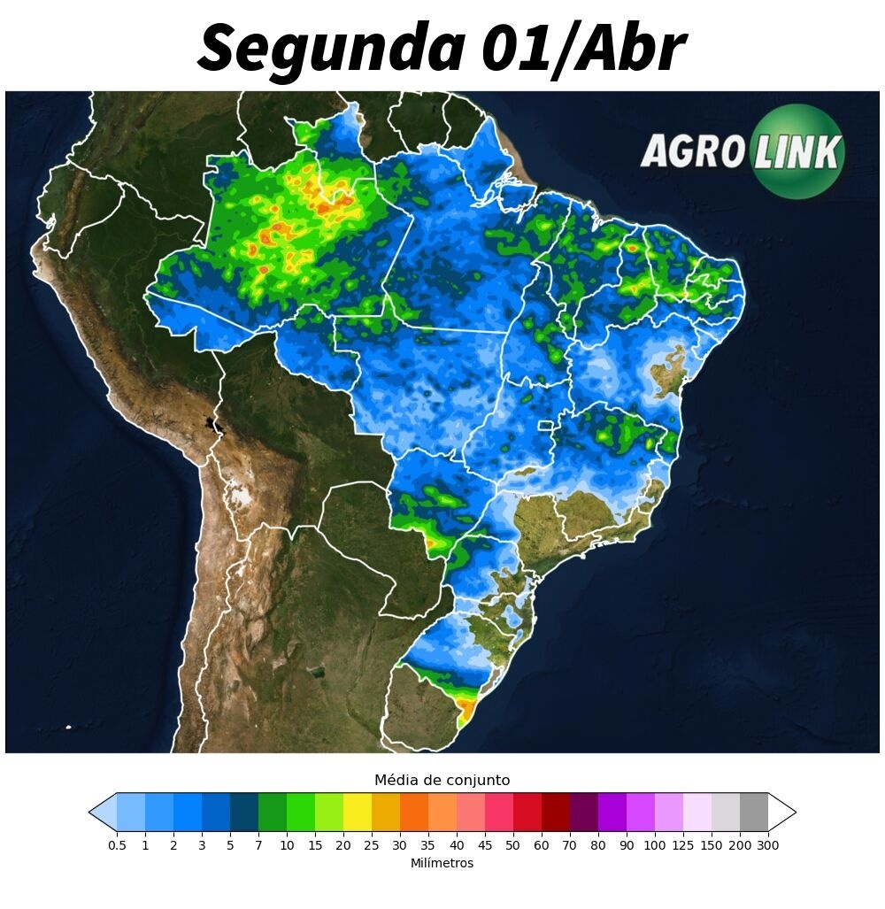Veja a previsão para o início do mês de abril Veja a previsão para o início do mês de abril