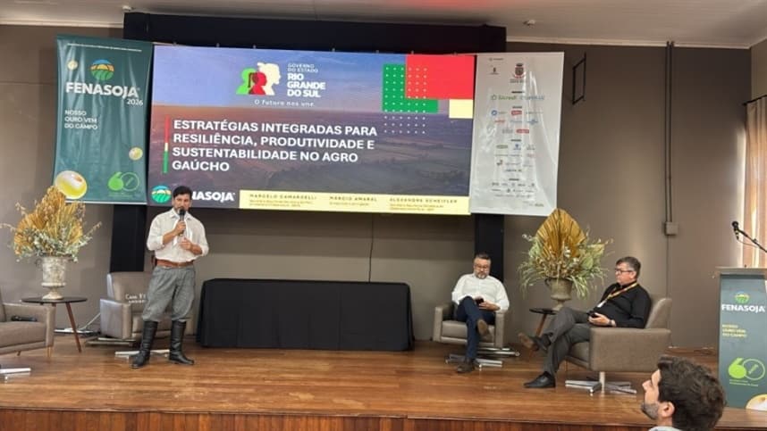 Estratégias integradas para a resiliência do agro gaúcho é tema de painel na Fenasoja, em Santa Rosa