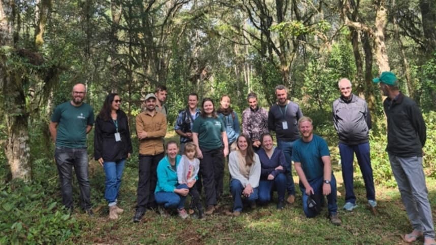 Epagri de Canoinhas recebe acadêmicos da França para troca de experiências sobre sistemas agroflorestais
