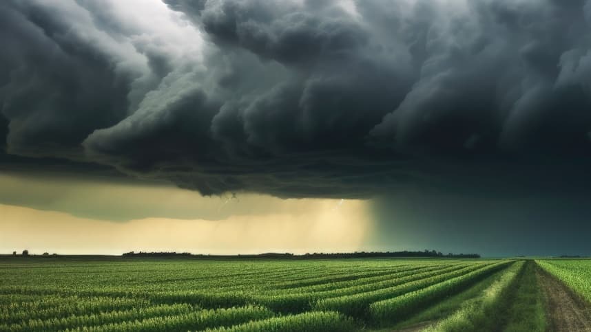 Geada no Sul e chuva forte no Norte e Nordeste