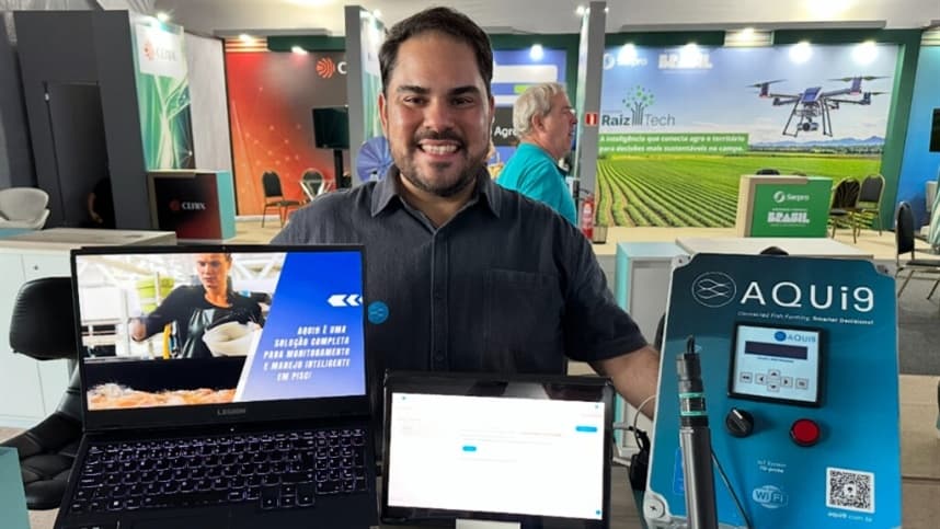 AgroBrasília: Startup leva tecnologia para a piscicultura com soluções de monitoramento em tempo real