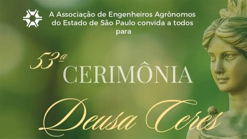 Engenheiros agrônomos são homenageados na cerimônia Deusa Ceres