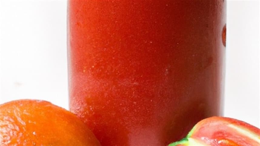 Suco de tomate; gostoso e saudável