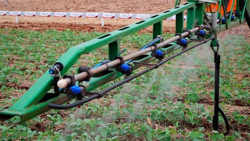 Velocidade das gotas geradas por pontas de jato plano de faixa ampliada em função da tensão superficial e da viscosidade da calda