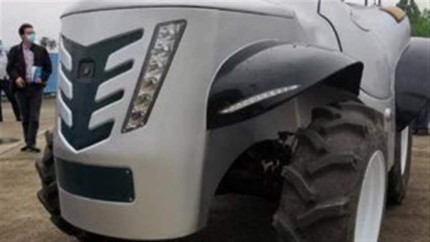 Trator elétrico é testado na Holanda