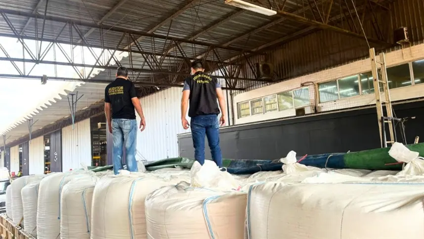Vistoria é feita em 100% das cargas importadas e exportadas que entram com produtos agropecuários no pátio do porto todos os dias