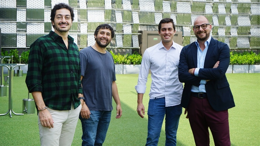 Luiz Felipe Nastari (Datagro), Lisandro Lopez (XP), Pedro Freitas (XP) e Guilherme Nastari (Datagro)