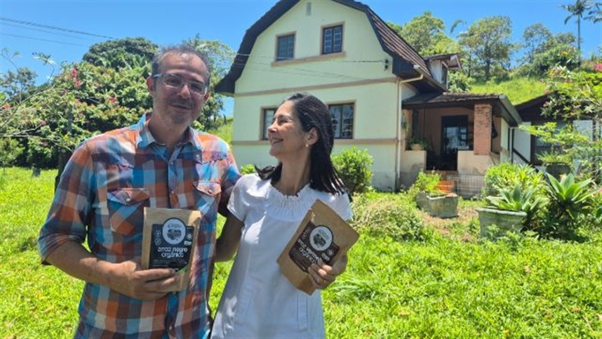 Arroz colorido orgânico de SC conquista chefs e escolas