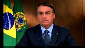 "Brasil é vítima de desinformação", diz Bolsonaro