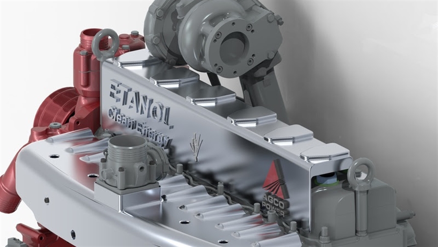 Massey Ferguson apresenta motor a etanol com foco na redução de custos e descarbonização na Agrishow 2026